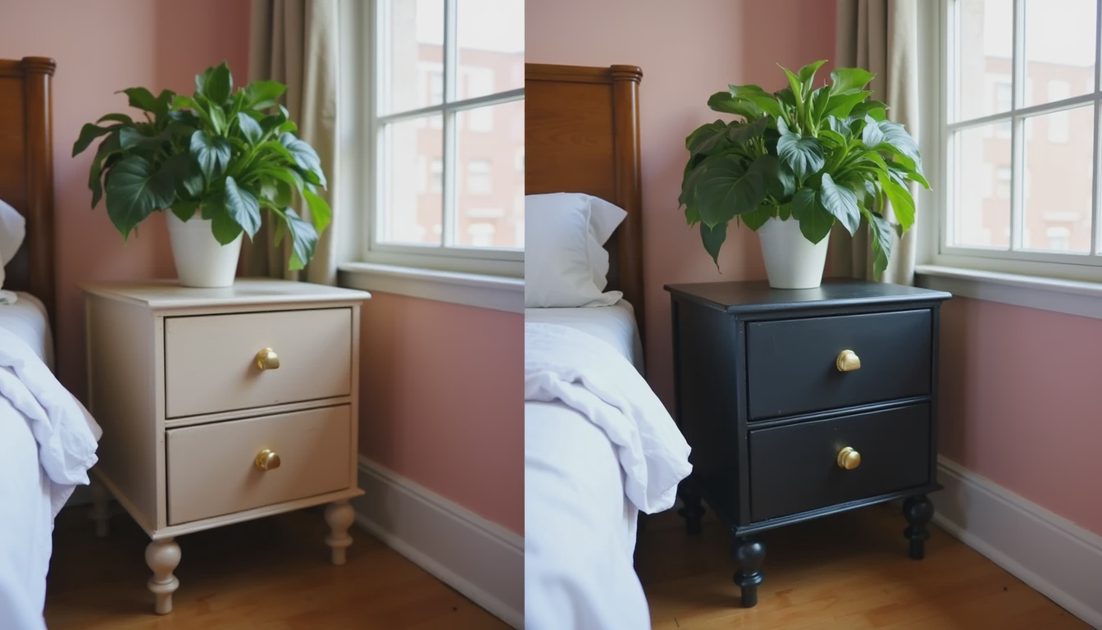 The $2 Thrifted Nightstand That Fooled Everyone Into Thinking I Own My Apartment