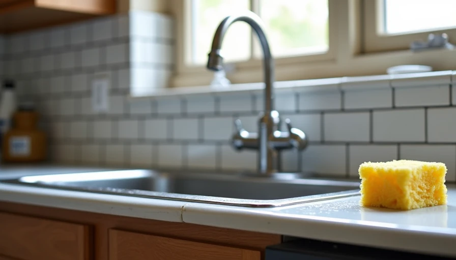 Peel and stick backsplash tiles holding up after 6 months peel and stick tile review showing tiles still firmly attached after six months above a rental kitchen sink