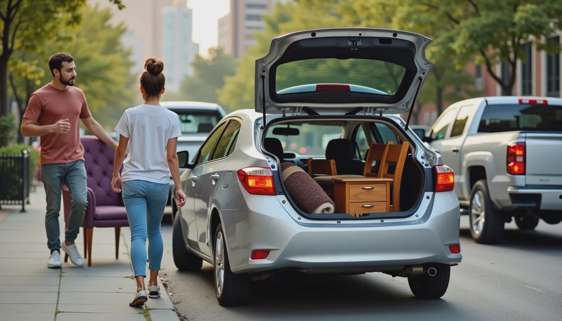 Thrifting Furniture for Renters: What Fits in a Sedan, What Requires a Friend With a Truck