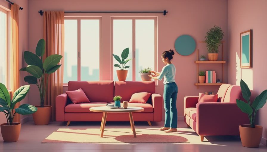 Visual context for small apartment ideas on a budget