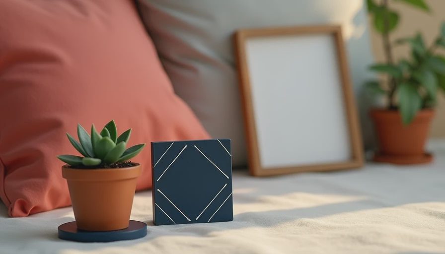 Illustration for apartment decorating ideas on a budget